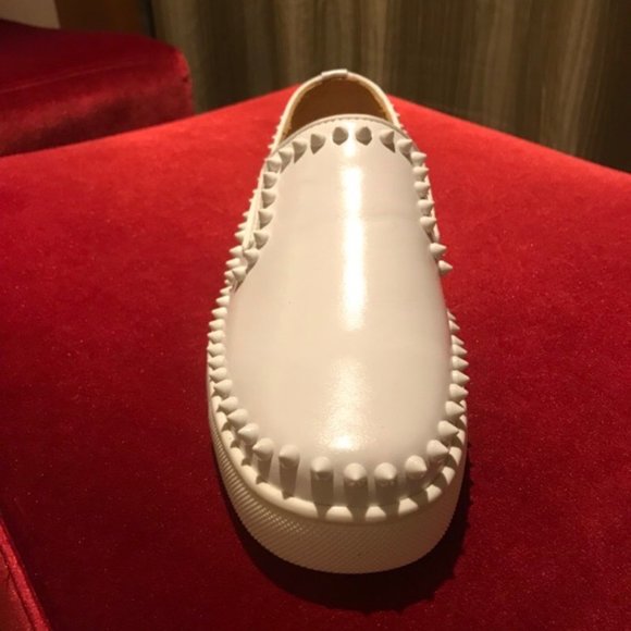 Luxury designer shoes Loafers men Leather White